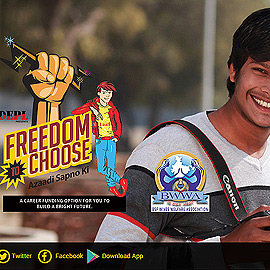 An onlineline Contest for kids between 7 to 24 years old to build their career by their own choice, with the help of online Freedom2Choose campaign.